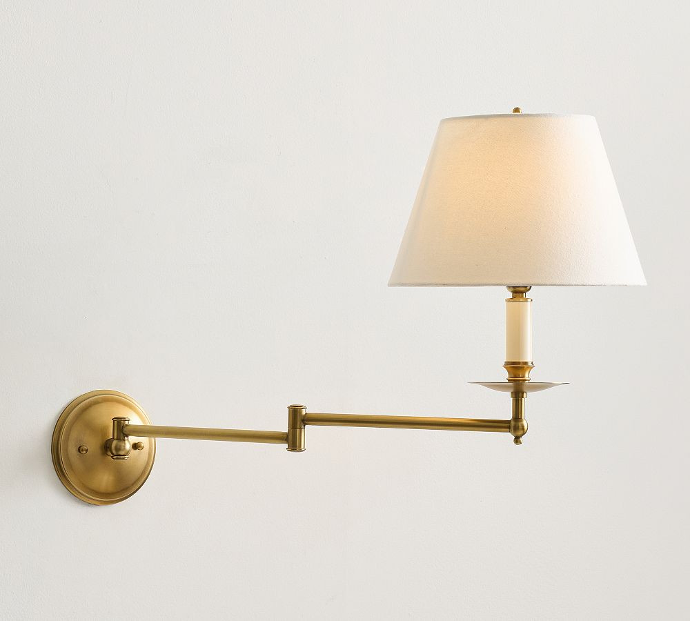 Hayden Metal Swing-Arm Sconce (24") | Pottery Barn (US)