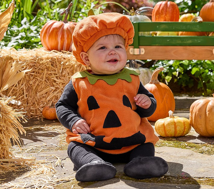 Baby Pumpkin Halloween Costume | Pottery Barn Kids