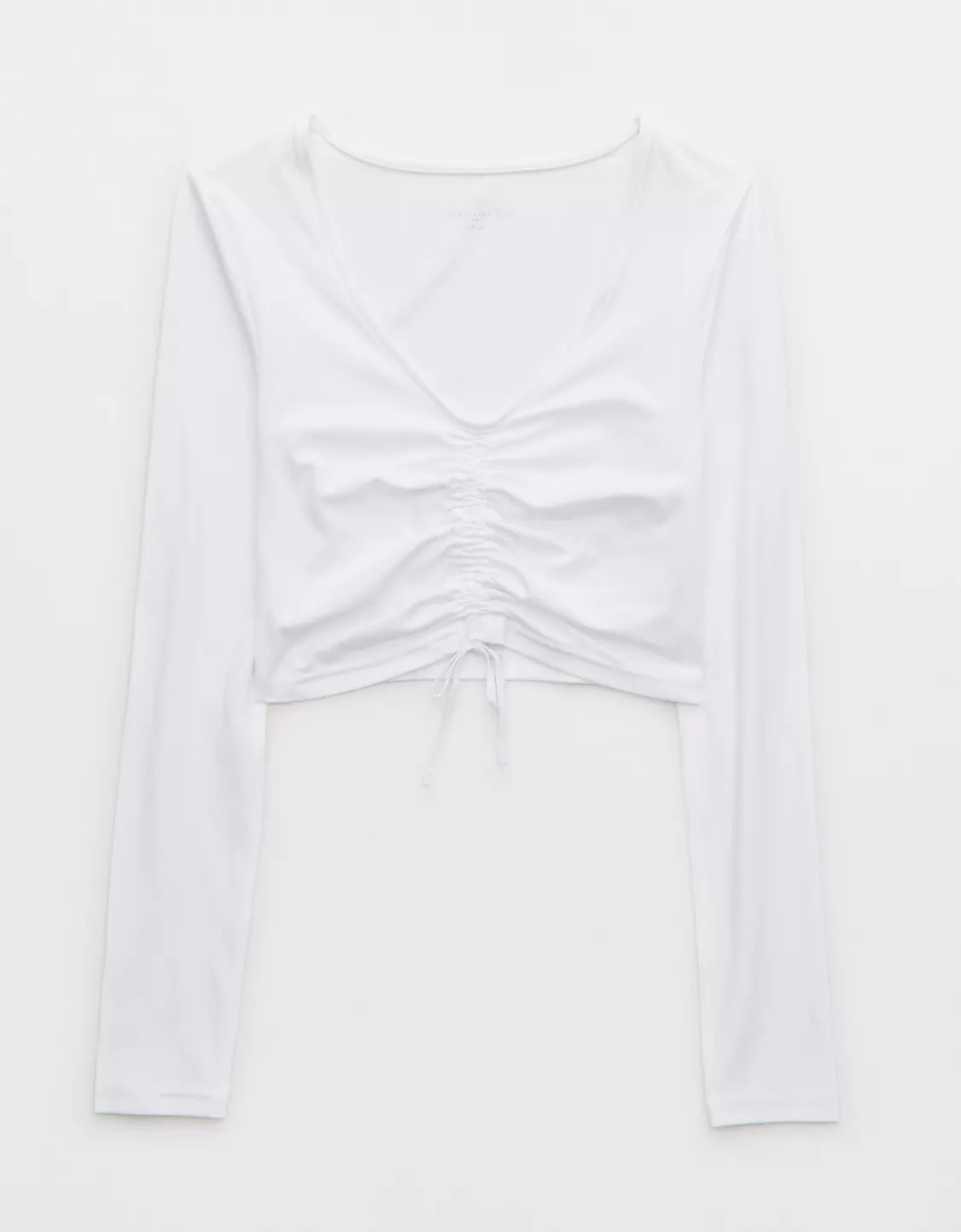 OFFLINE By Aerie Real Me Ruched Long Sleeve T-Shirt | Aerie