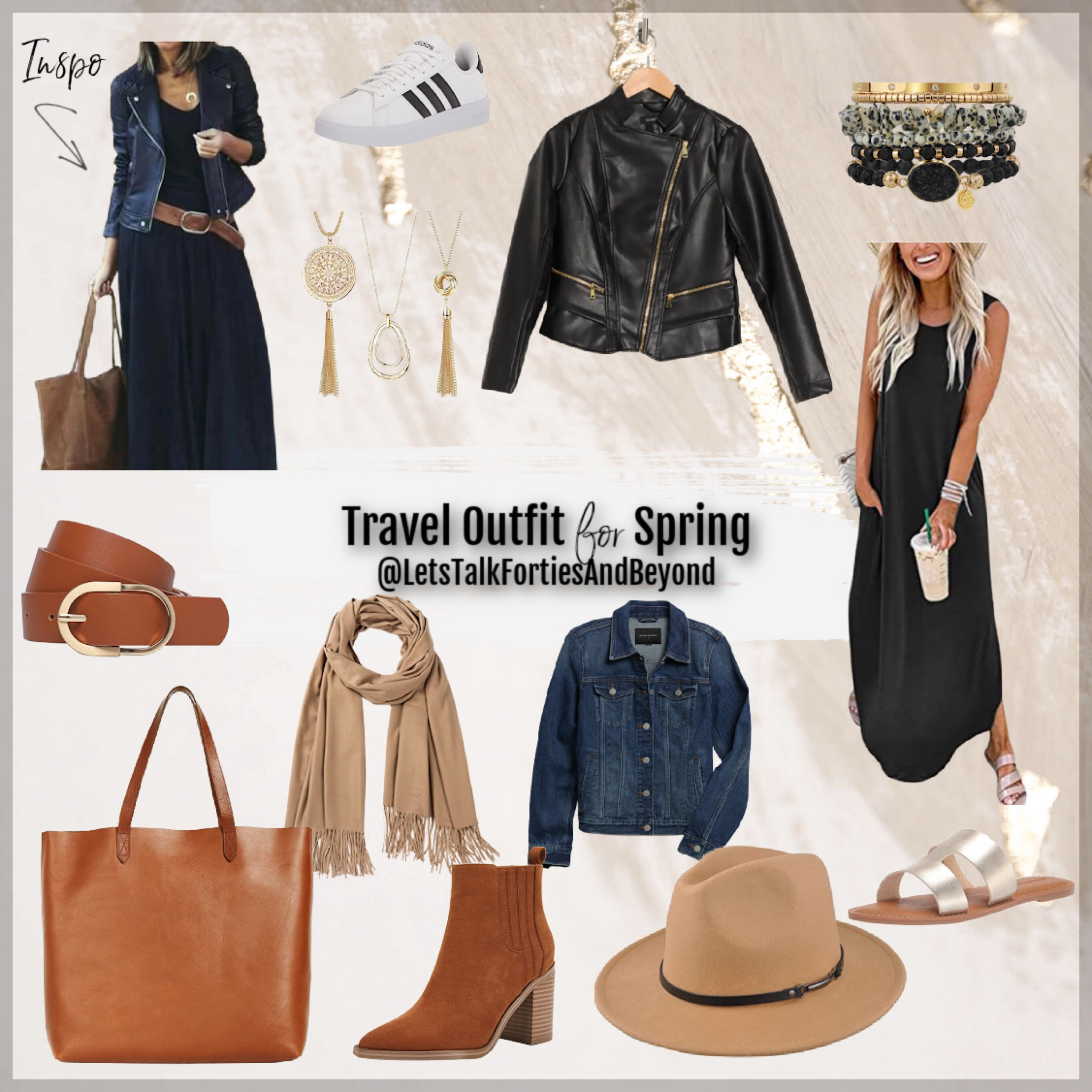 Ready for another Spring travel style? Just pair any black dress with tan accessories and either a jean or Moto jacket and you’ve got yourself the perfect city/travel outfit! 

All and more are linked below ⬇️ Just scroll to “Shop my Pic” and make sure to hit “Follow” to get my curated styling pics. 😘


#LTKstyleinspo #LTKoutfitinspo style #LTKeasytravelstyle #LTKspringstyle #LTKvacationoutfits #LTKsneakers #LTKadidassneakers #LTKelegantstyle #LTKcameloutfit #LTKairplanestyle #LTKairplaneoutfit #LTKadidas #LTKamazonfinds #LTKblackdress #LTKtantotebag #LTKtanbag #LTKmotojacket #LTKjeanjacket #LTKcitystyle #LTKstackingbracelet #LTKstyleover40 #LTKstyleover50 #LTKstylingtip

#LTKstyletip #LTKSale #LTKtravel