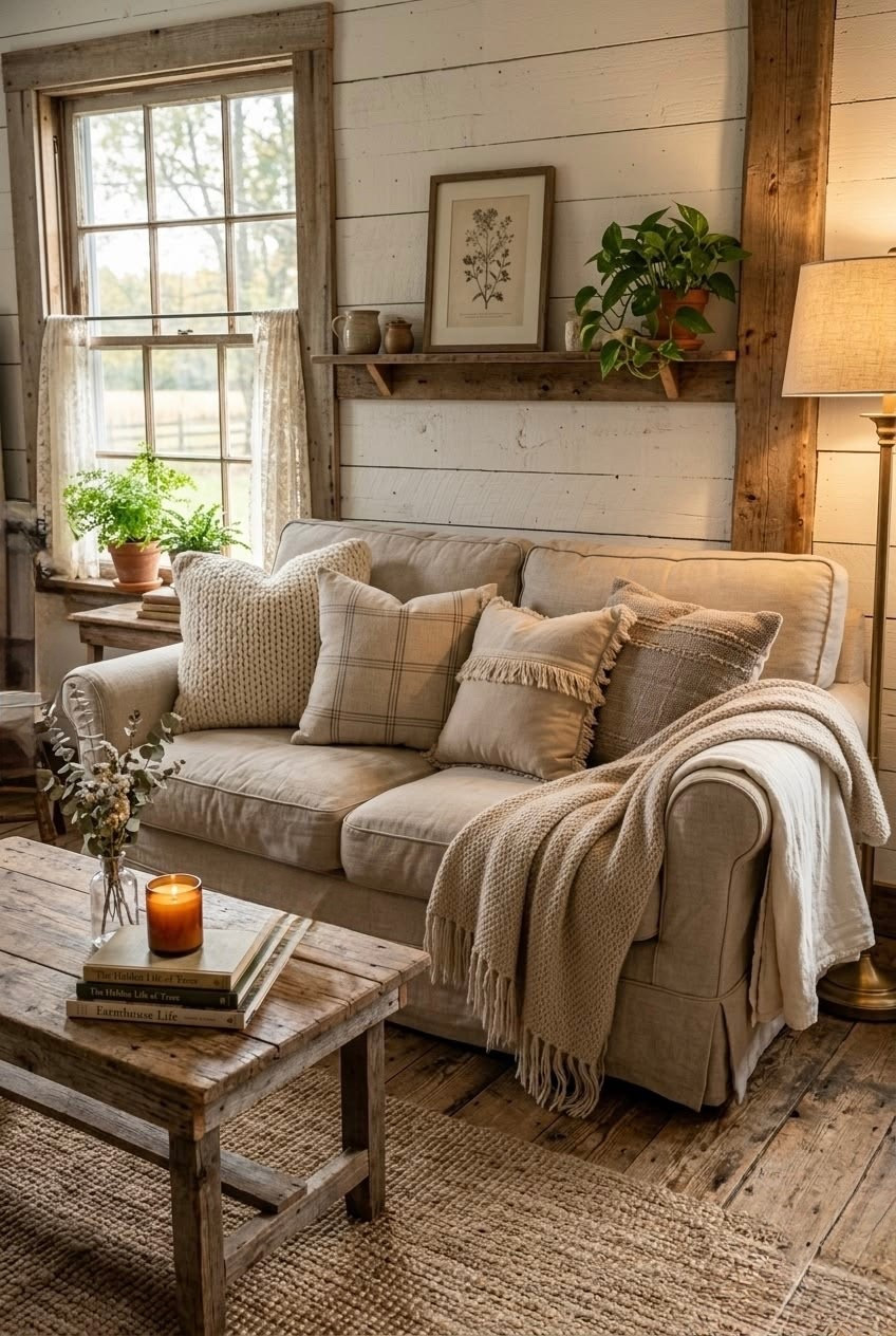 Create a warm and inviting space with this farmhouse style sofa 🤍 Soft textures, neutral tones, and timeless details come together to build the perfect cozy living room aesthetic.
This look blends modern farmhouse décor, comfortable seating, and layered home styling to make your space feel welcoming and effortlessly beautiful ✨
Perfect for living room décor ideas, neutral home styling, and cozy farmhouse inspiration 🌿
Shop the sofa and all the pieces linked here to recreate this cozy look in your home!
#FarmhouseDecor #CozyLivingRoom #NeutralHome #LTKHome

#LTKU #LTKMothersDay #LTKHome