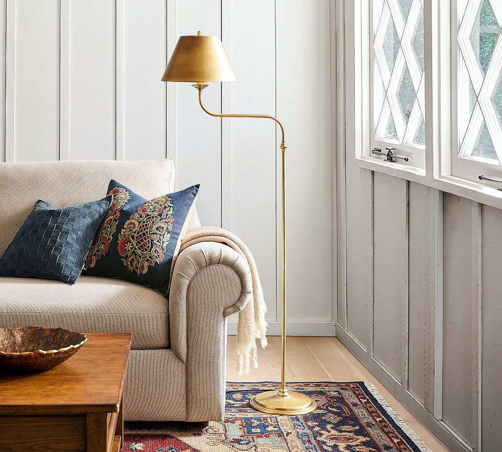 Oxford Metal Task Floor Lamp (59") | Pottery Barn (US)