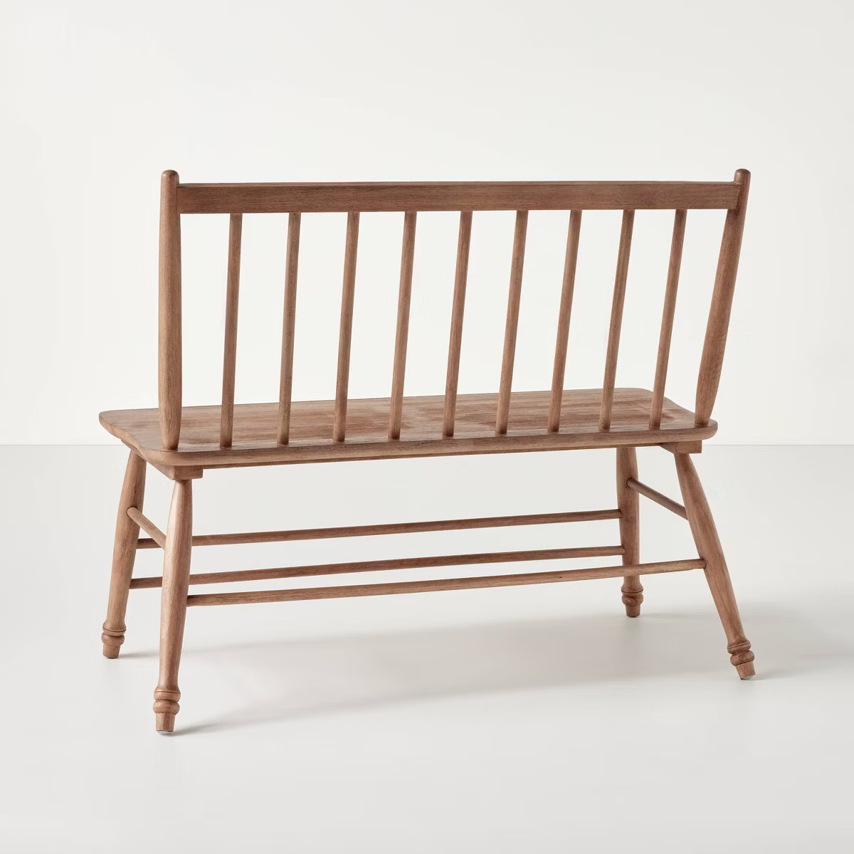 Vintage Windsor Dining Bench - Aged Oak - Hearth & Hand™ with Magnolia | Target