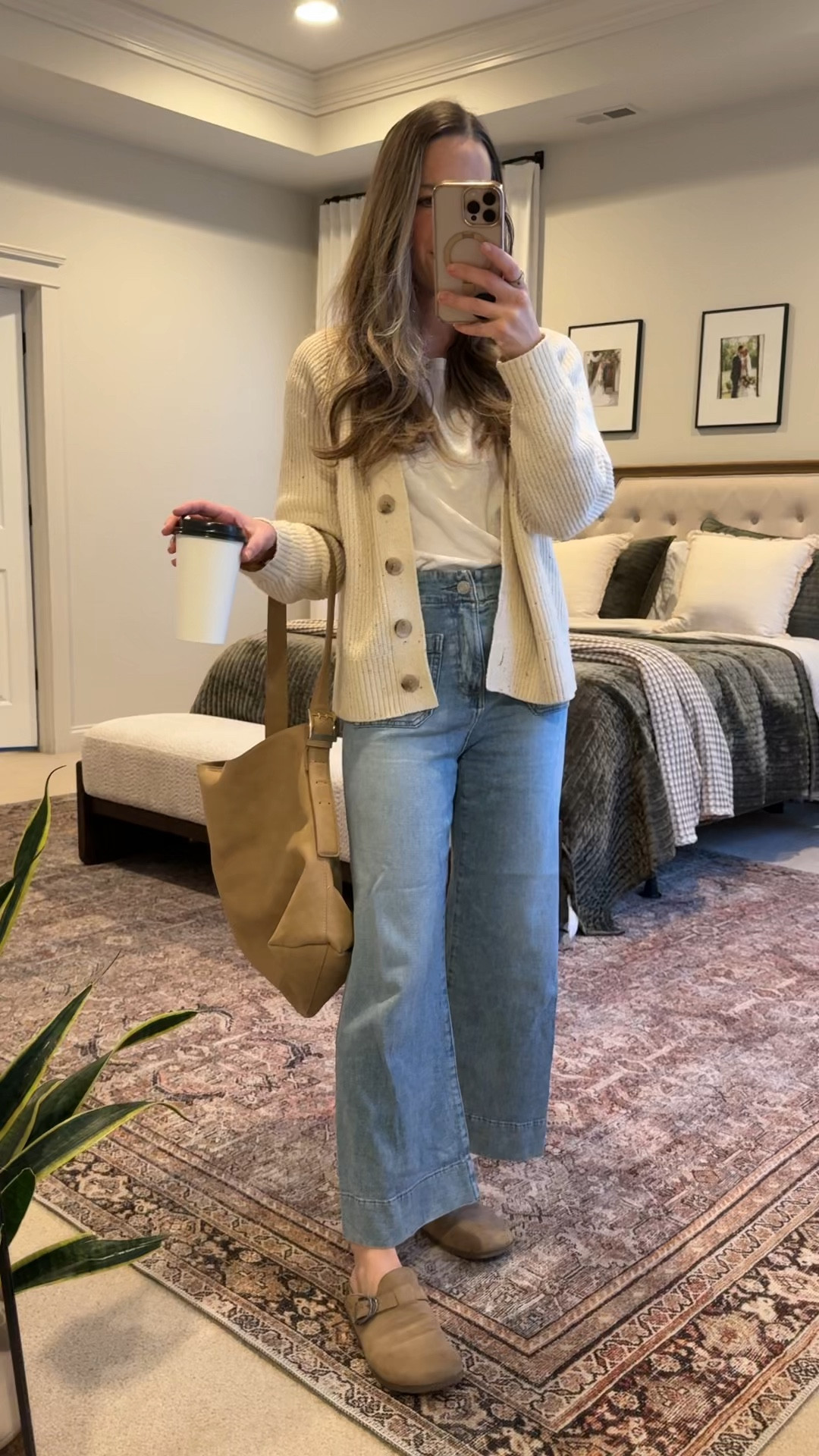 Easy Casual Mom Outfit 🤍

• Neutral knit cardigan
• Classic white tee
• High-rise wide leg crop jeans
• Neutral suede loafers
• Everyday tote bag

This is one of my favorite everyday formulas: a lightweight cardigan + white tee + wide leg denim.

It’s comfortable enough for busy mom life but still feels polished and intentional. The neutral tones keep it timeless, and the wide leg crop silhouette makes it feel modern without being trendy.

Perfect for:
• Casual chic mom outfits
• Wide leg jeans outfit
• Neutral capsule wardrobe
• Spring mom outfit ideas
• Elevated everyday basics
• Minimalist mom style
• School drop-off outfit

This is a repeat-all-season kind of look — easy layers, classic denim, neutral accessories.



#LTKootd #LTKmomlife #LTKgrwm