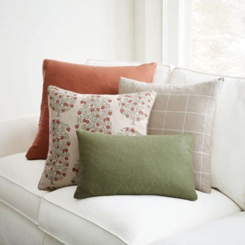 Anita Layered Linens 4-Piece Pillow Set | Ballard Designs, Inc.