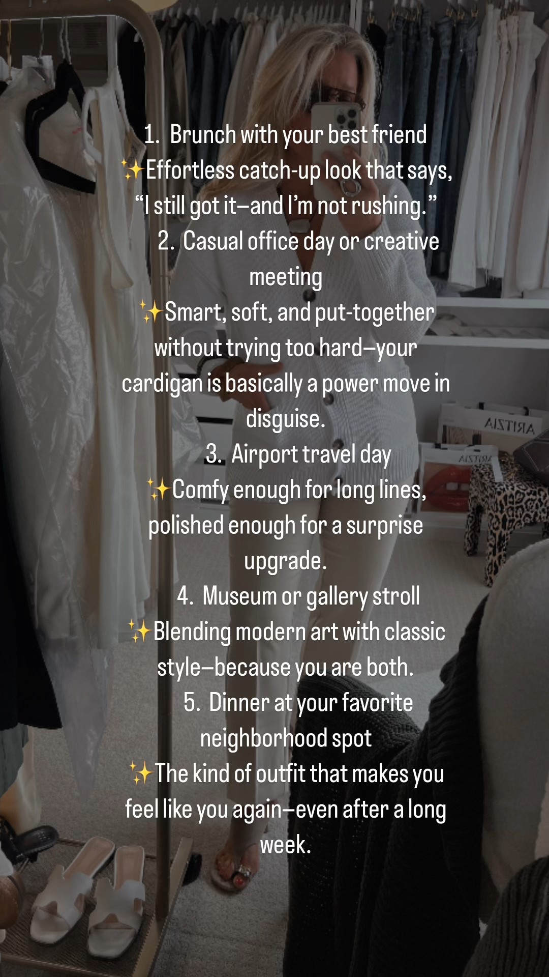  ✨Tap the bell and ❤️ for over 40 fashion, midlife style, midsize fashion and luxury looks for less. 

Sharing midsize over 40 fashion and midlife style.

⬇️Sizing information:
Medium cardigan
12 pants, size up

1.	Brunch with your best friend
✨Effortless catch-up look that says, “I still got it—and I’m not rushing.”
	2.	Casual office day or creative meeting
✨Smart, soft, and put-together without trying too hard—your cardigan is basically a power move in disguise.
	3.	Airport travel day
✨Comfy enough for long lines, polished enough for a surprise upgrade.
	4.	Museum or gallery stroll
✨Blending modern art with classic style—because you are both.
	5.	Dinner at your favorite neighborhood spot
✨The kind of outfit that makes you feel like you again—even after a long week.



👑"Helping you look good, feel good!" - Lindsey Denver

Nordstrom pant suit, butter hello, chunky cardigan, graduation, spring, work 

Follow my LTK @Over40andmidlife on the @shop.LTK app to view this post and get my exclusive app-only content!

#liketkit #LTKStyleTip #LTKMidsize #LTKOver40
@shop.ltk
https://liketk.it/5dbMT