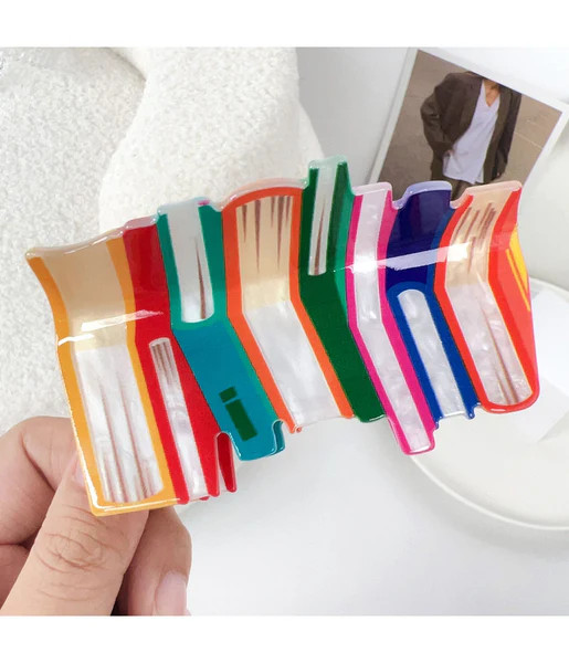 Stack of Books Hair Clip | UniqueVintage