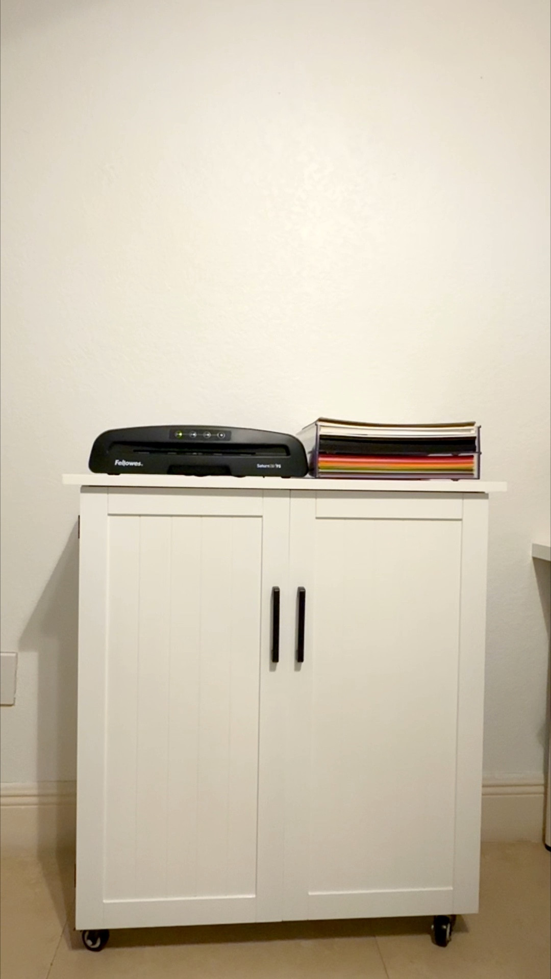 If only it were this quick when I organized it 🤣 

Took me a little under an hour to go through all of my paper & other cricut crafting stuff. I’ll share the longer video of me actually sorting through everything later today or tomorrow (there’s A LOT to edit 😅). 

In the end I think this will be very functional for me & I’m excited to continue putting my crafting area together (and bringing you all along for the ride). Happy weekend ✨ 

Craft organization l craft space l craft space organization l cabinet organization l craft storage 

#LTKstorytime #LTKHome