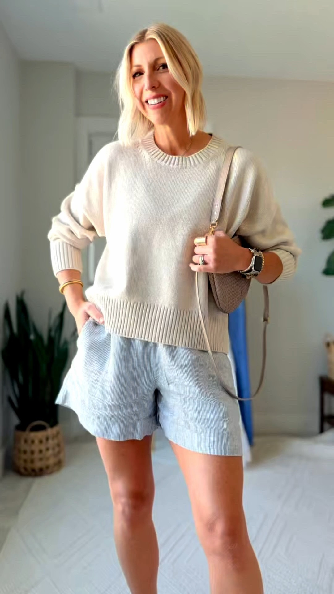 Cotton sweaters are perfect for summer! Just grabbed this new one from Quince to throw on all summer.

#LTKootd #LTKSeasonal #LTKOver40