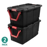 Sterilite Extra-Large Wheeled Industrial Storage Bin, 40 Gallon Durable Plastic Storage Tote with... | Walmart (US)