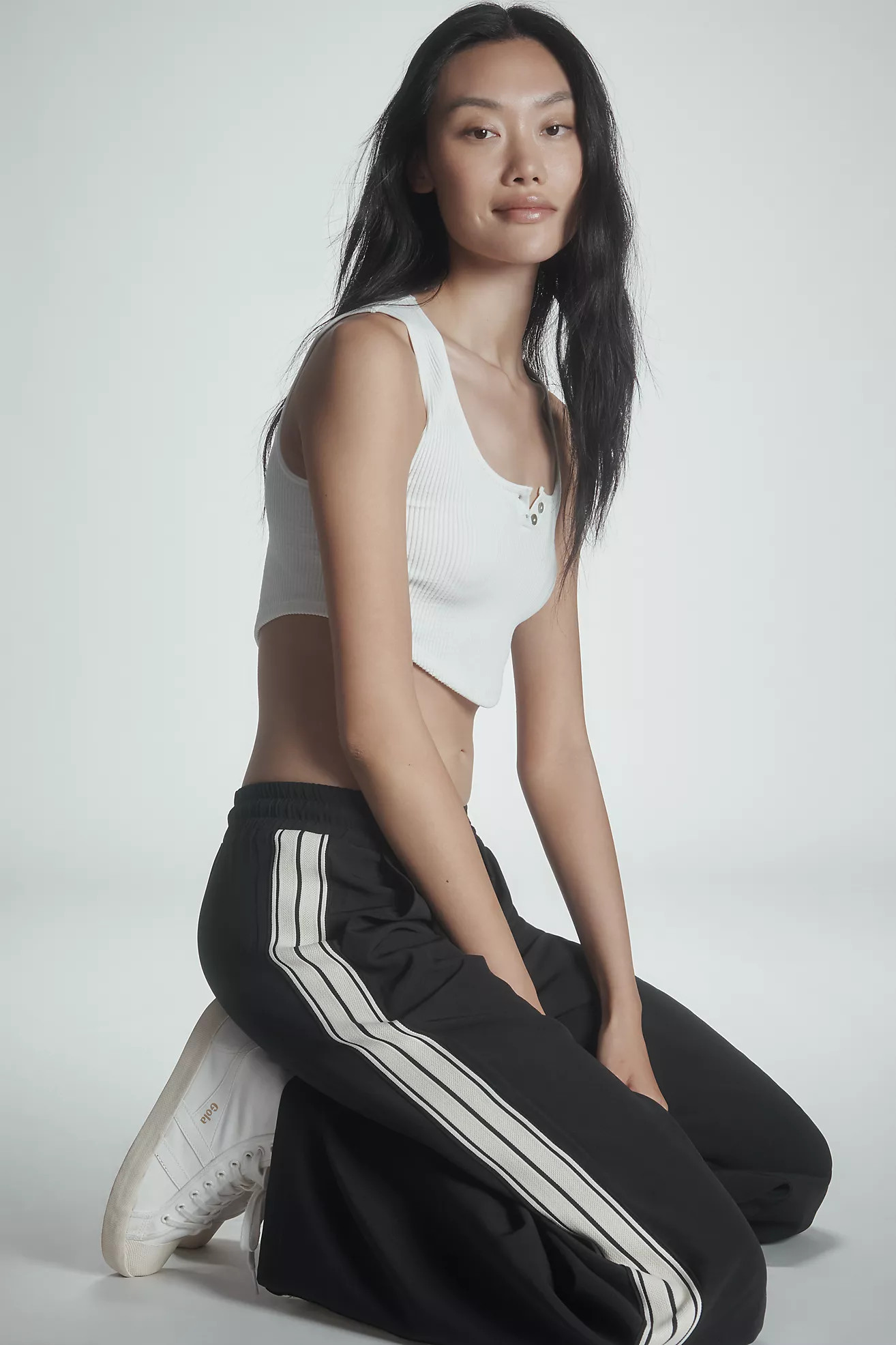 Bishop + Young Ford Tie-Front Track Pants | Anthropologie (US)