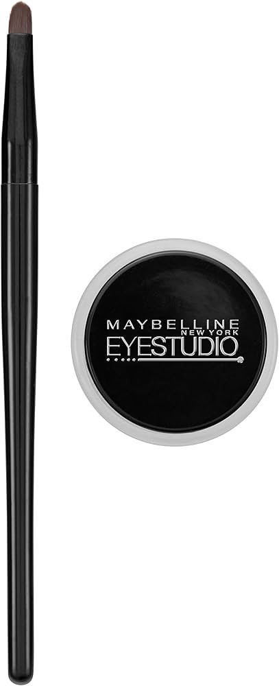 Maybelline New York Makeup Eyestudio Lasting Drama Gel Eye Liner, Blackest Black, Waterproof, 0.1... | Amazon (US)