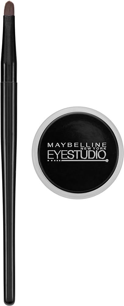Maybelline New York Makeup Eyestudio Lasting Drama Gel Eye Liner, Blackest Black, Waterproof, 0.1... | Amazon (US)