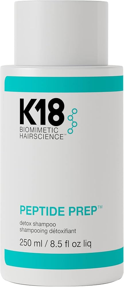 K18 Peptide Prep\u2122 Detox Shampoo - Color Safe Clarifying Shampoo for Build Up Removal - Gentl... | Amazon (US)