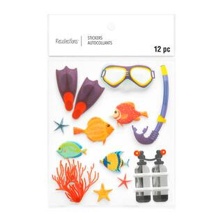 Scuba Puffy 3D Stickers By Recollections™ | Michaels Stores