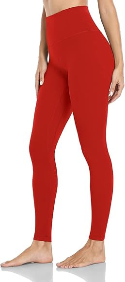 HeyNuts Essential Full Length Yoga Leggings, Women's High Waisted Workout Compression Pants 28'' | Amazon (US)