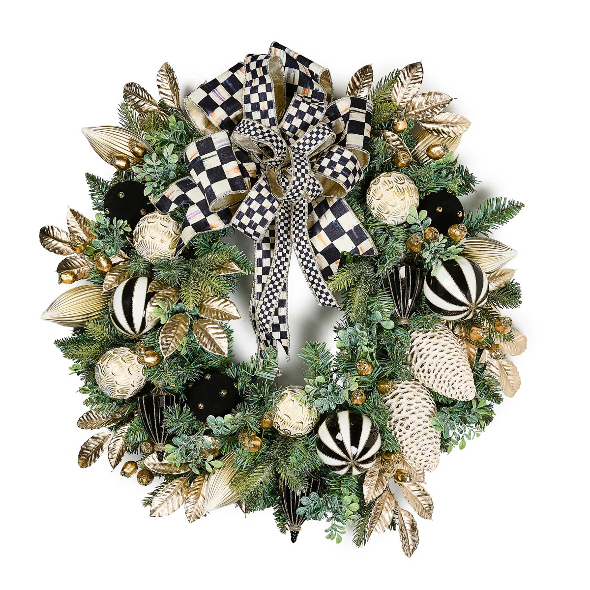 Courtly Noel Illuminated 26" Wreath | Wayfair North America