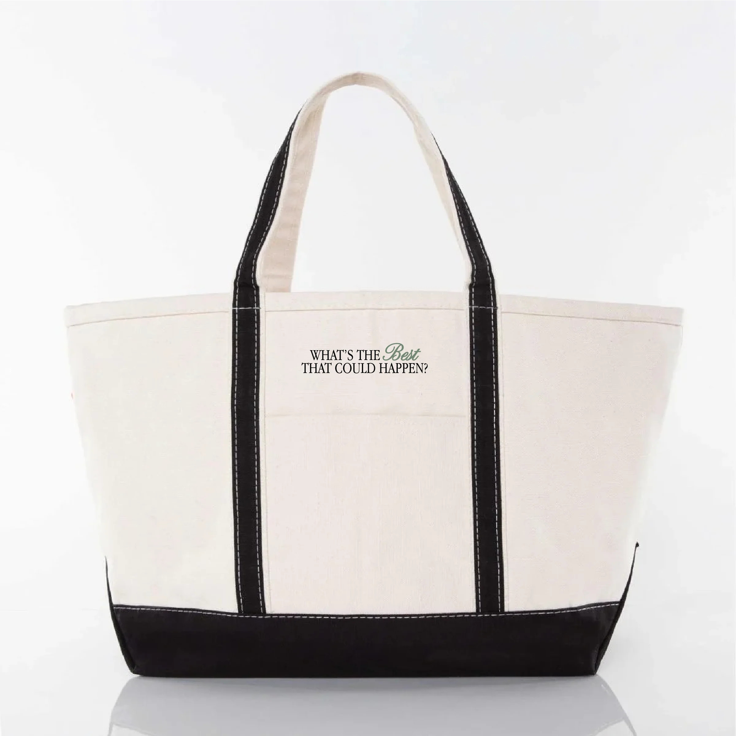 What's The Best That Could Happen Boat Tote | Premonition Goods
