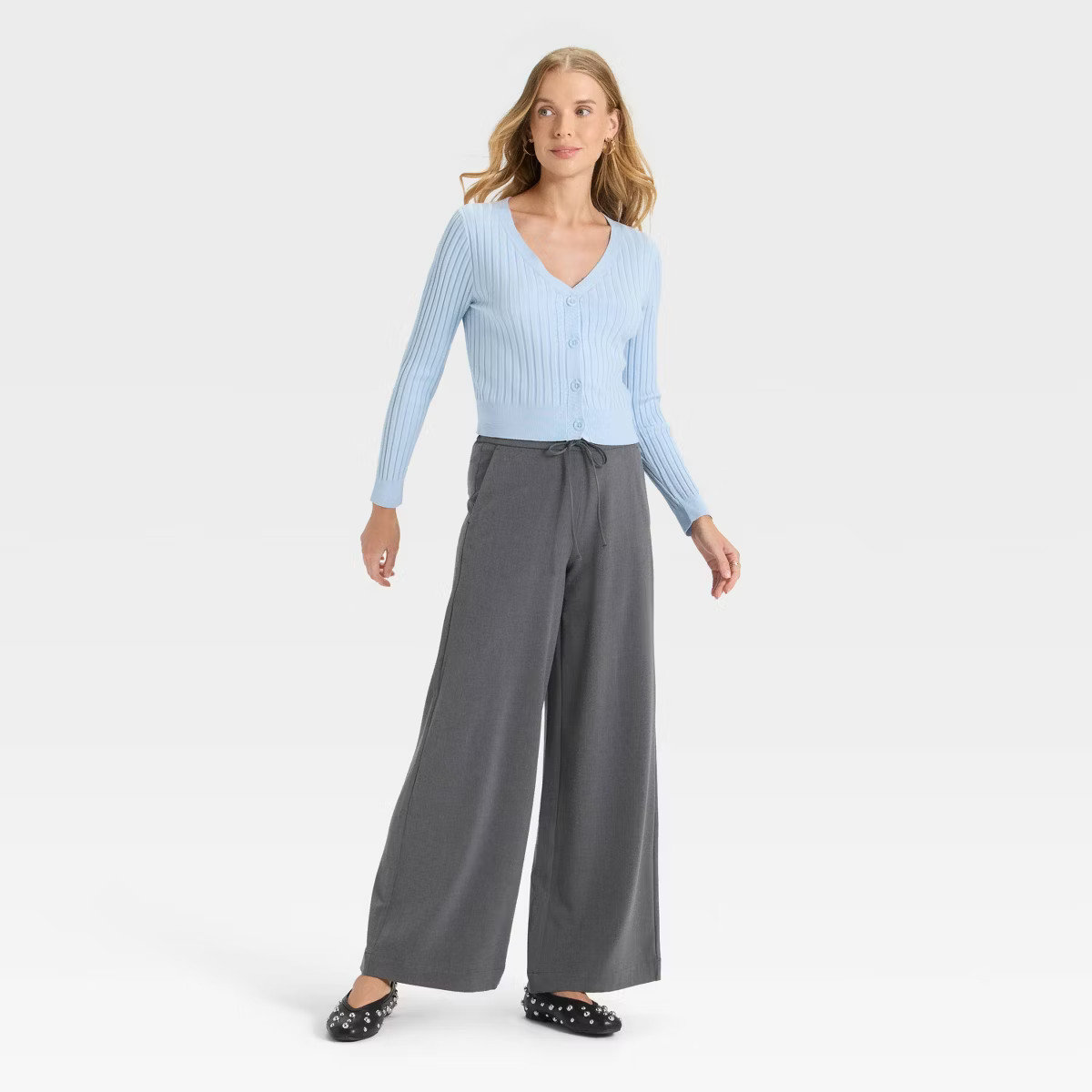 Women's Wide Leg Pull-On Pants - A New Day™ | Target