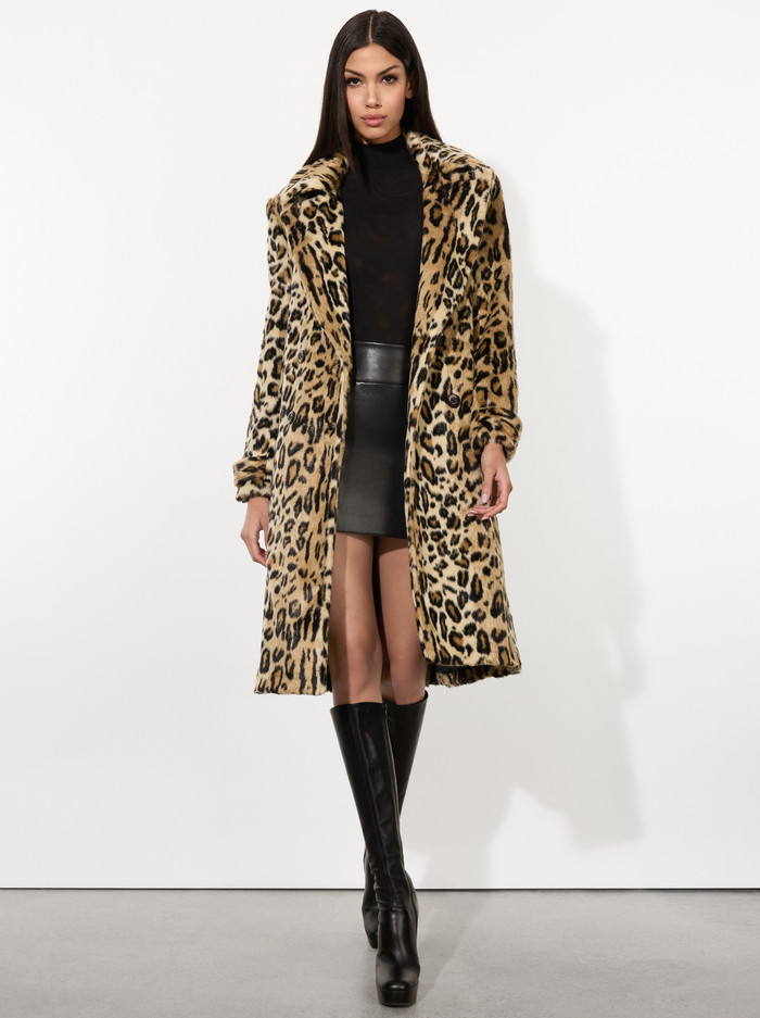 NICHOLAS FAUX FUR COAT | Alice + Olivia
