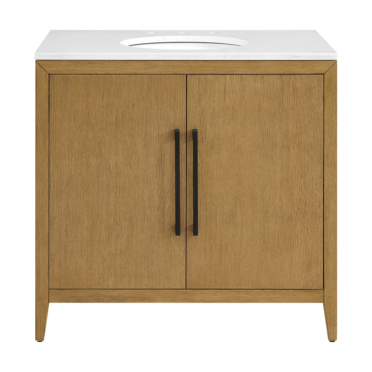 Highbury Furnishings Alsup  Single Vanity With Quartz Countertop & Reviews | Wayfair | Wayfair North America