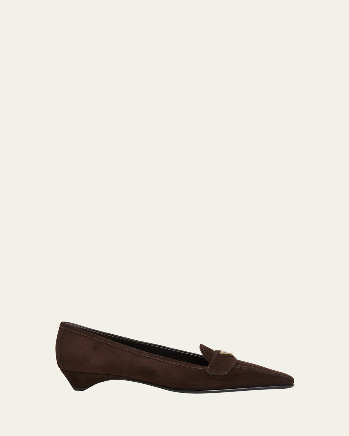 Suede Pointed-Toe Loafers | Bergdorf Goodman