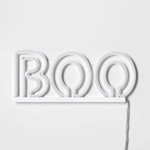 LED Boo Neon Rope Halloween Silhouette Light - Hyde & EEK! Boutique™ | Target