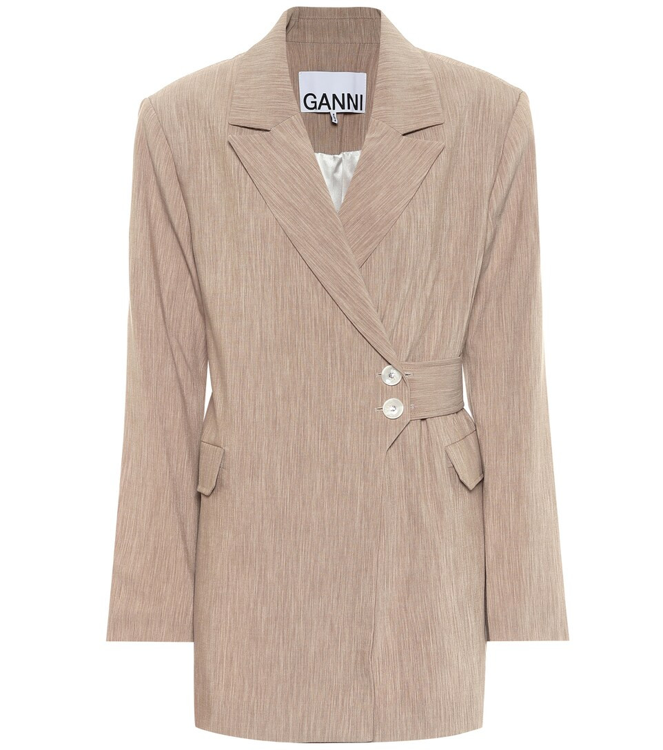 Mélange longline blazer | Mytheresa (UK)