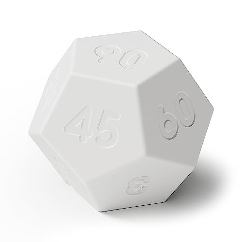 mooas Dodecagon Time Ball Rechargeable Mini Timer (White), 11 Preset Times, Desk & Study Productivity Timer, Sound/Vibrate/Mute, Easy to Use | Amazon (US)
