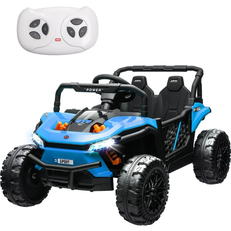 12V Ride on UTV Cars for Kids, Battery Powered Ride on Toys with Remote Control, Bluetooth, MP3 P... | Walmart (US)