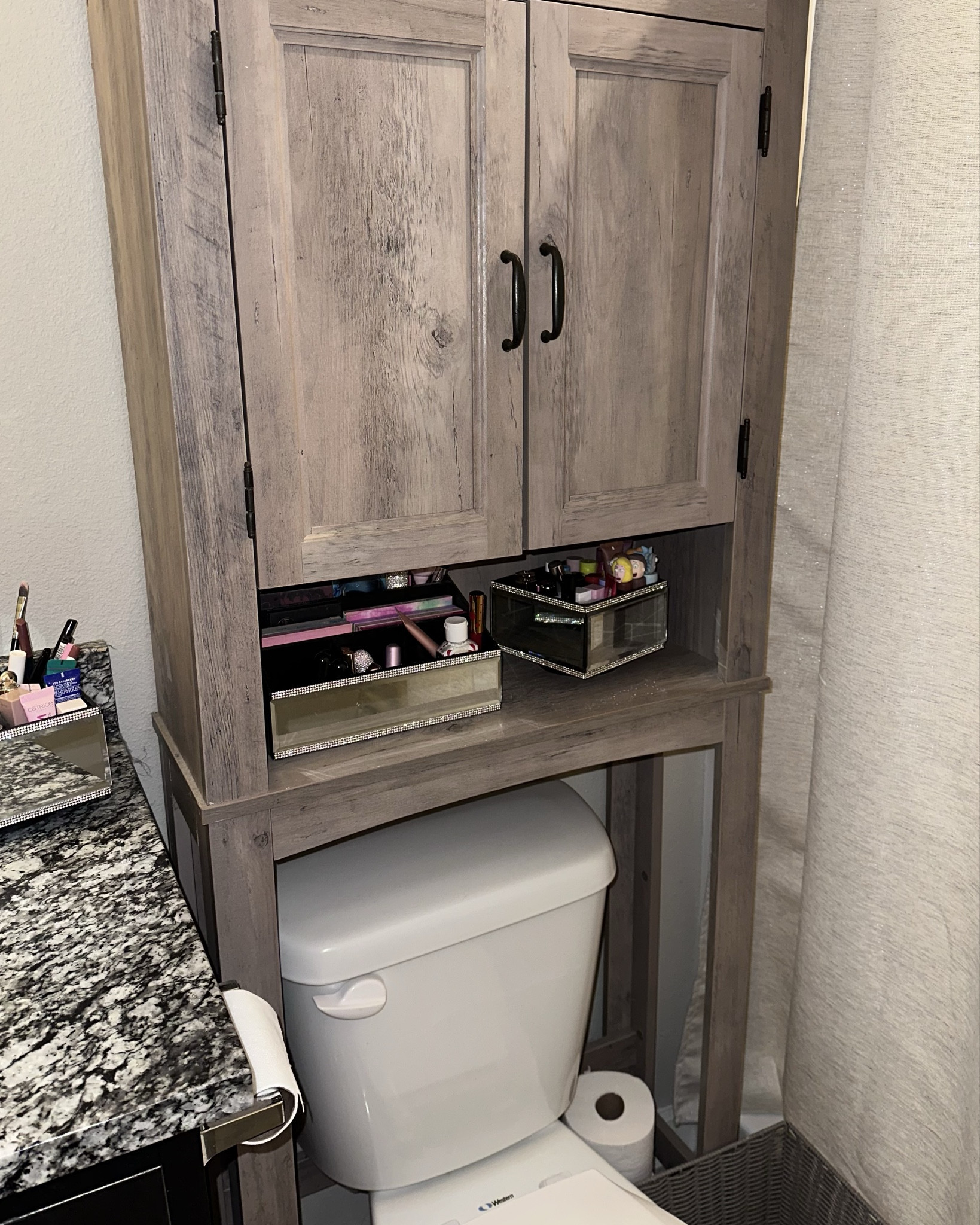 The best over the toilet space saver!! 6 years & going strong! So spacious too!🫶🏻✨ 

#LTKSeasonal #LTKHome #LTKU