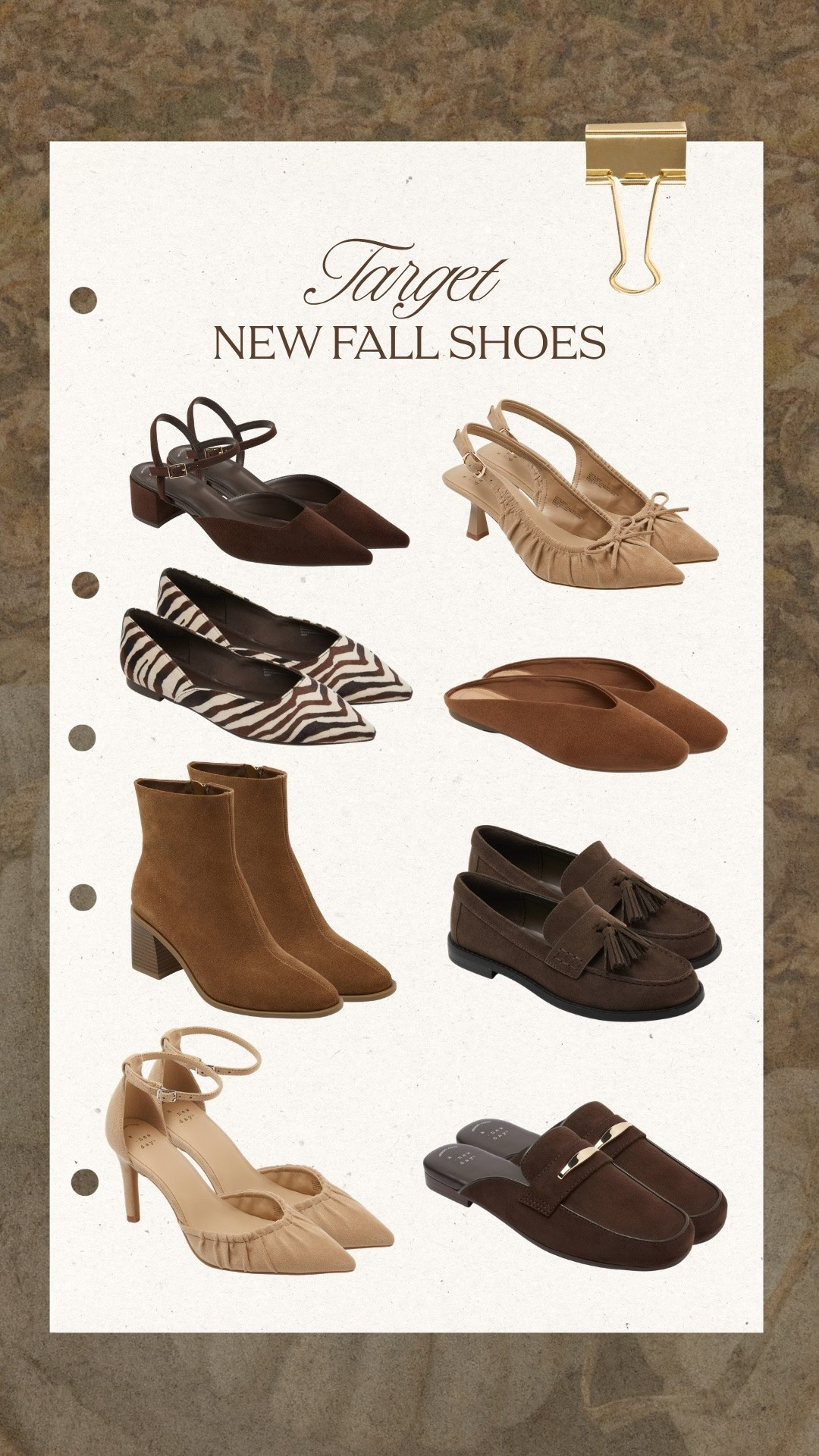 New Target shoes for fall. 🤎 From western boots and woven clogs to mary janes, mules and vintage-inspired sneakers, these affordable styles make updating your autumn wardrobe so easy.

#targetstyle #targetshoes #fallshoes #newarrivals #westernboots #wovenclogs #maryjanes #fallfashionfinds #affordablestyle #transitionalfashion

#LTKootd #LTKSeasonal