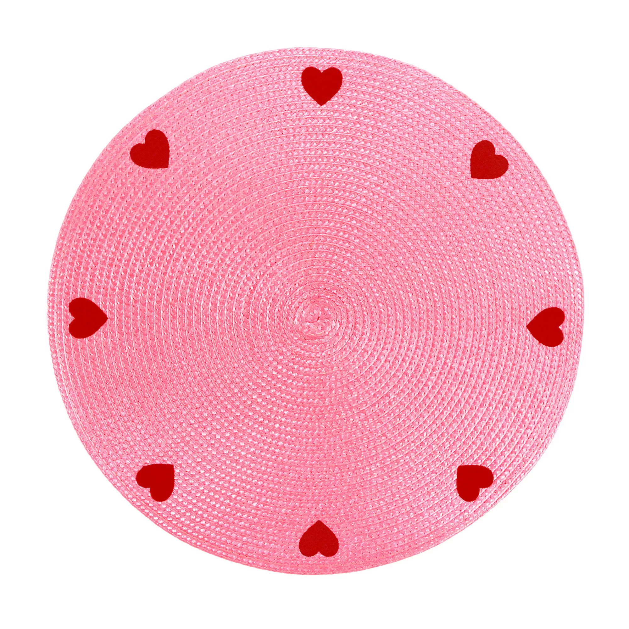 Celebrate Together™ Valentine's Day Embroidered Heart Round Placemat | Kohl's