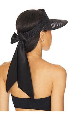 Eugenia Kim Ricky Visor in Black from Revolve.com | Revolve Clothing (Global)