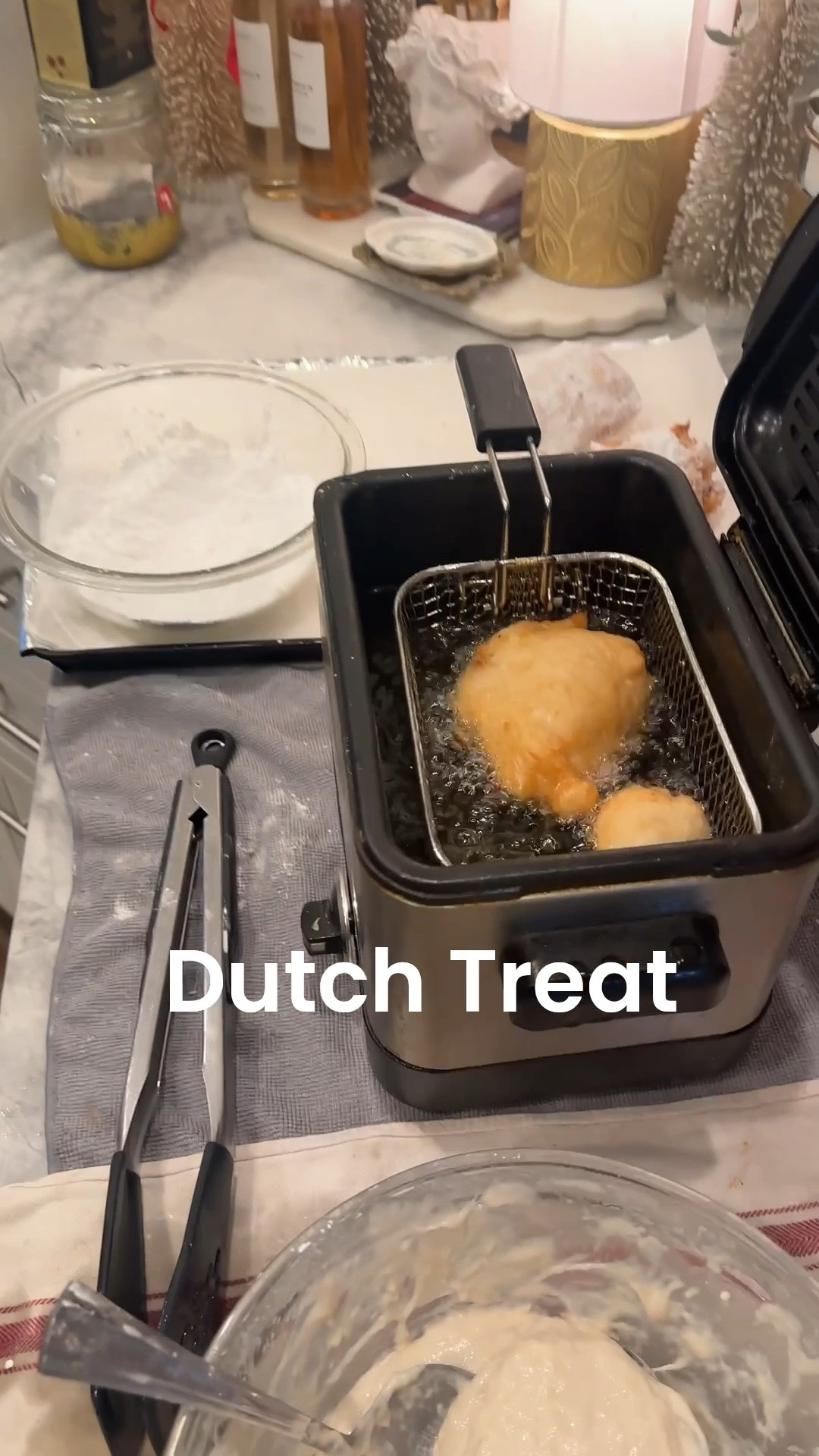 My hubby is Dutch and every year at Christmas and New years he makes Olliebollen

(It’s a yummy pastry, fluffy and kinda of donut like, but way better) 
With or without out apple and sometimes raisins fried and rolled in a ton of powdered sugar ❤️

Yum yum

You need to have this handy little fryer… it’s great for homemade French fries, mozzarella etc

It’s easy to clean and small to store


#LTKGiftGuide #LTKFindsUnder50 #LTKHome