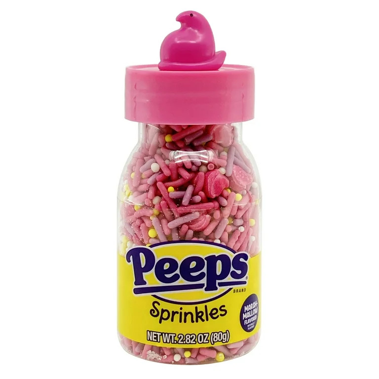 PEEPS Easter Marshmallow Flavored Pink Sprinkles, 2.82oz | Walmart (US)
