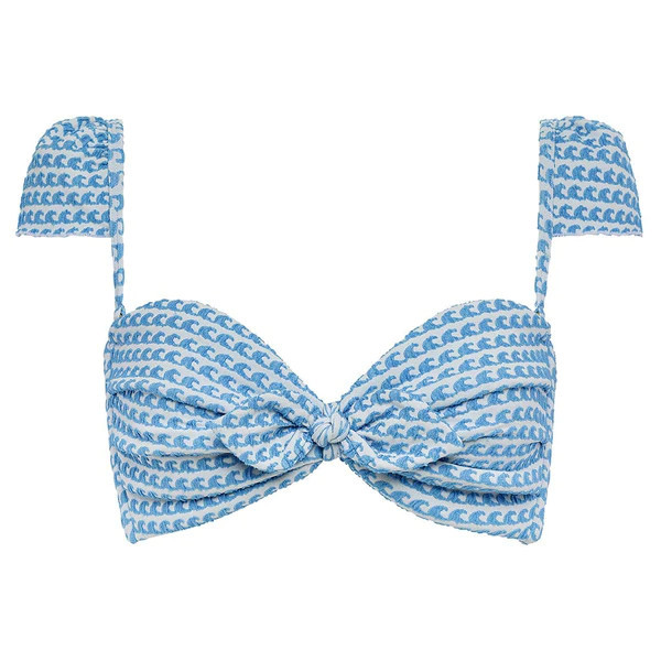 Wave Repeat Cabana Bikini Top | Montce