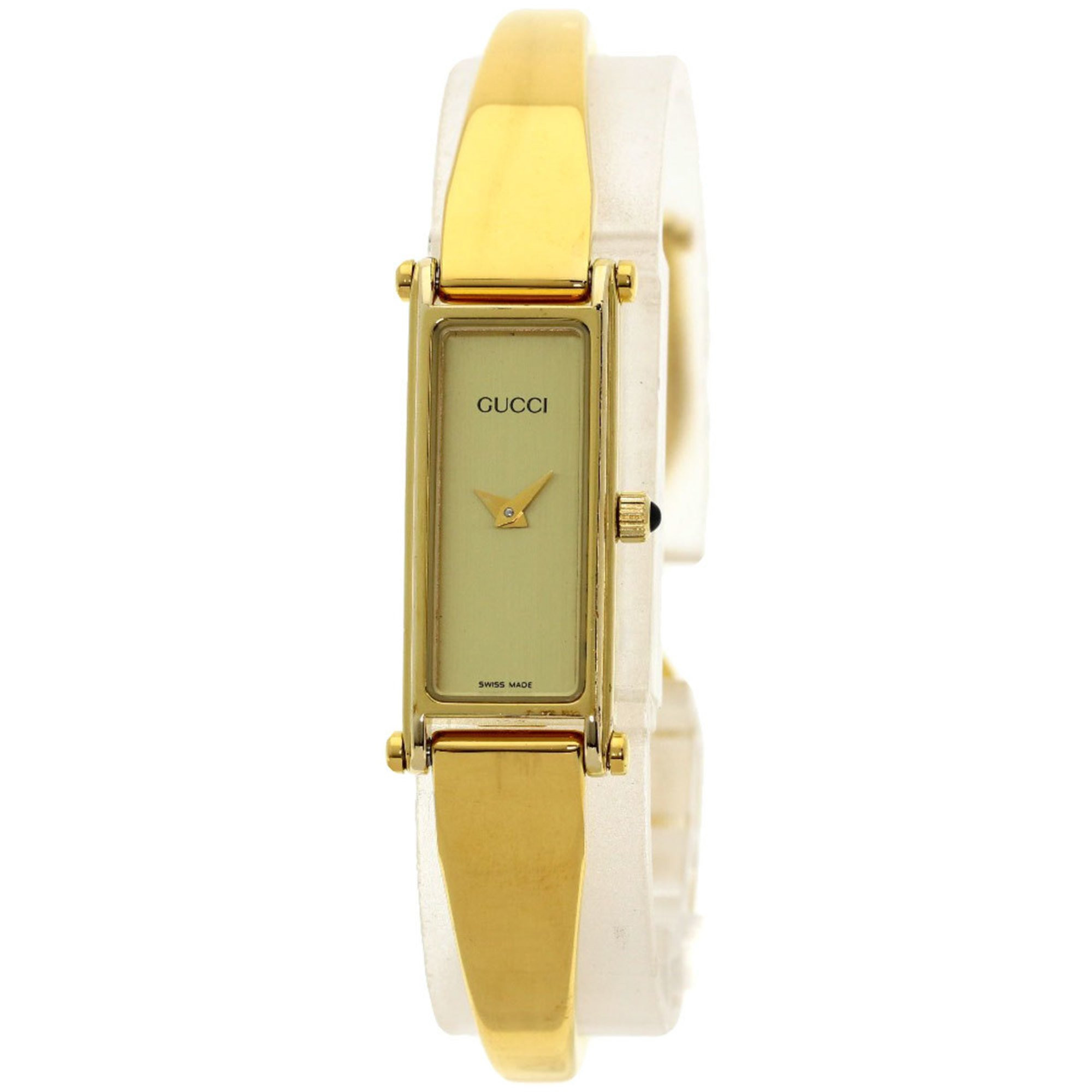 Pre-Owned Gucci 1500L Square Face Watch GP Ladies GUCCI (Good) | Walmart (US)