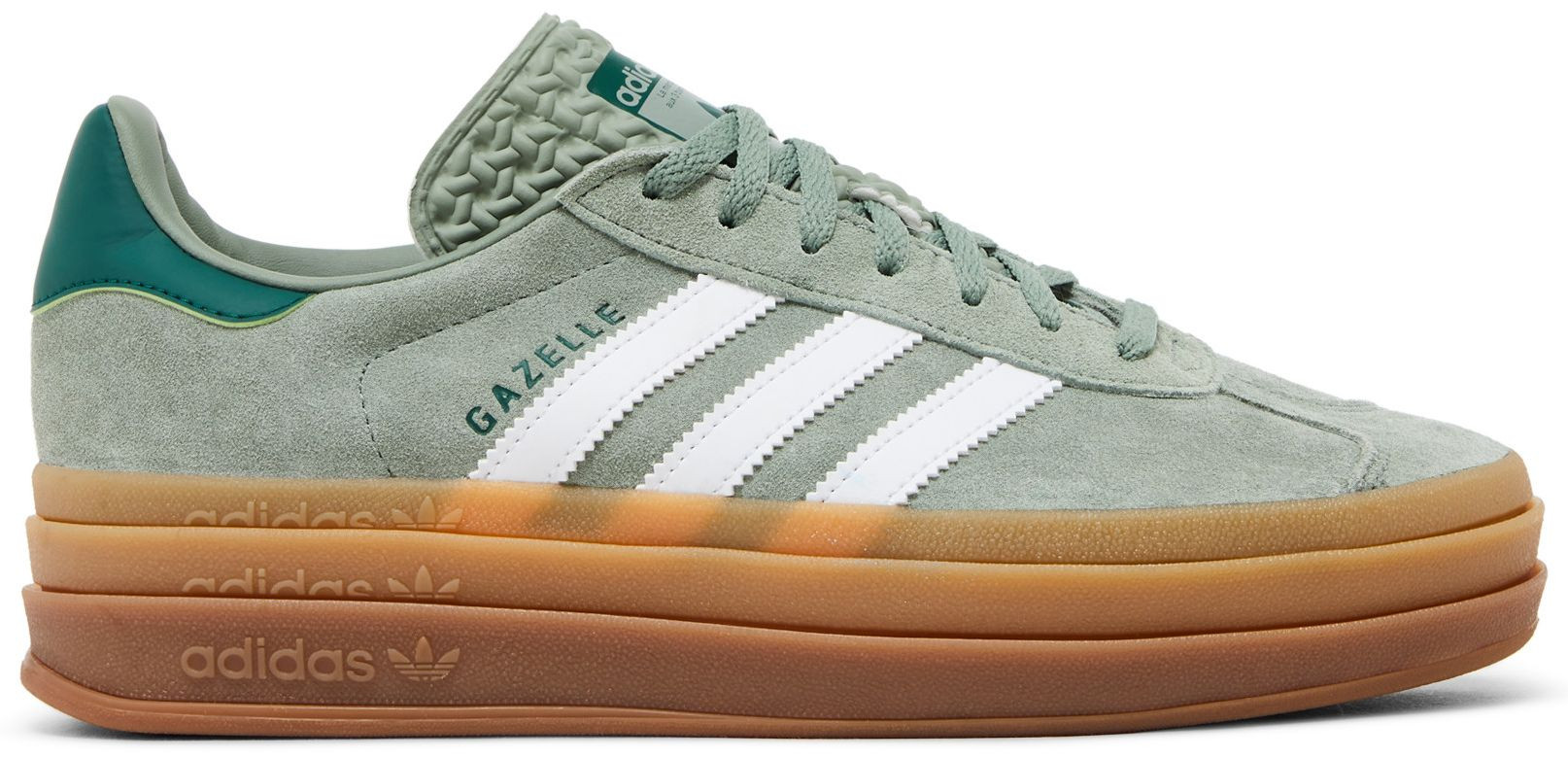 Wmns Gazelle Bold 'Silver Green Gum' | GOAT