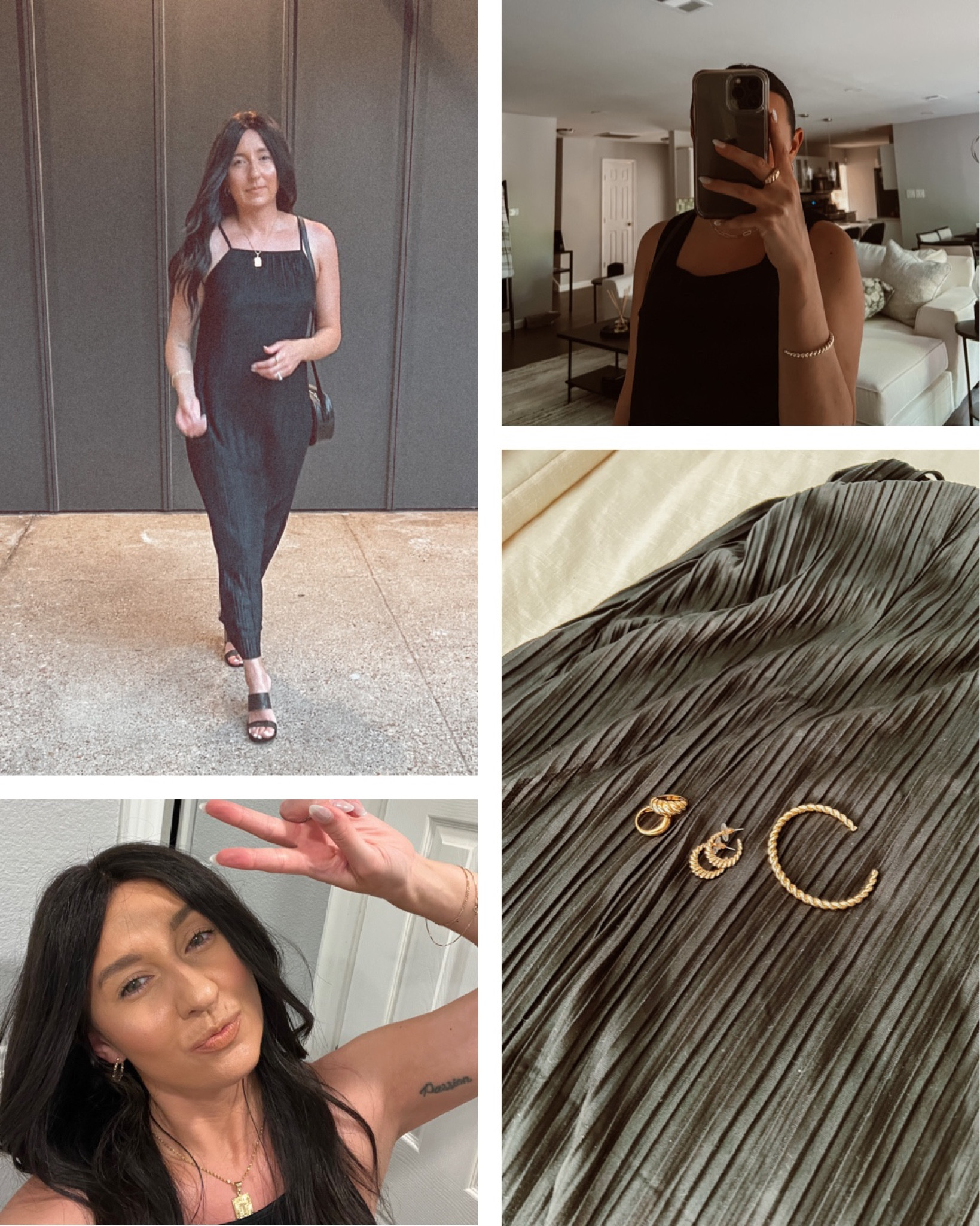 Black dress

Wedding guest dress

Summer dress

Gold jewelry 

Summer jewelry 

Sandals 

#LTKstyletip #LTKunder50 #LTKunder100