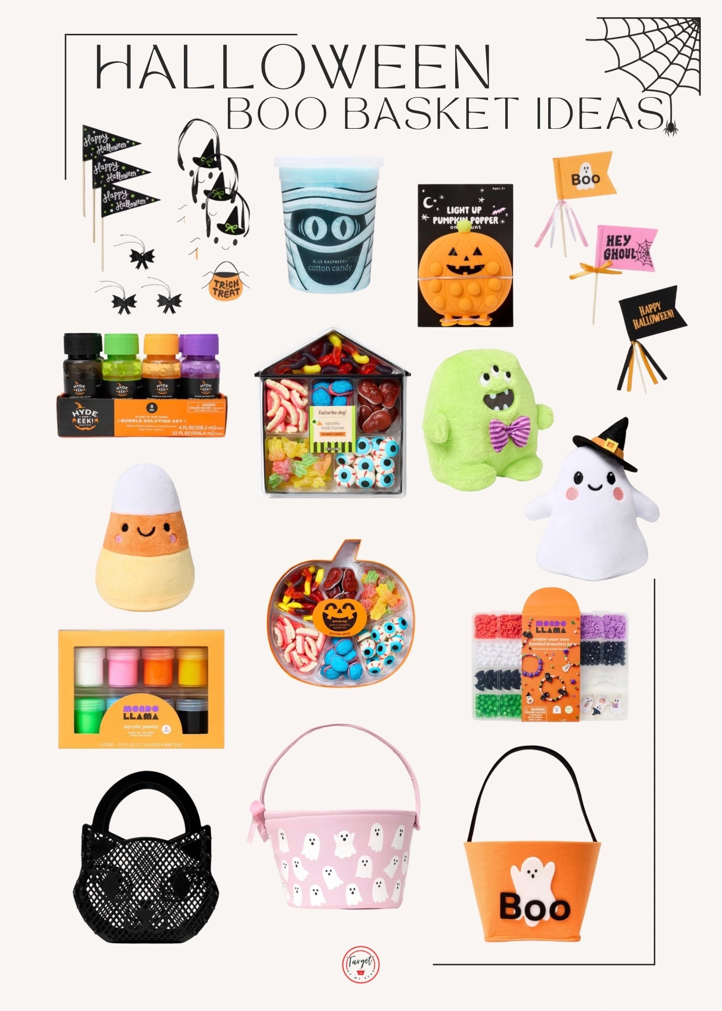 Target Hyde and Eek Halloween Boo Basket Ideas Toys, Candy, and Crafts @Target #target #targetstyle #halloweenfun #halloweencandy #halloweentoys #halloweencrafts #boobaskets #boobasketideas #giftideas

#LTKKids #LTKSeasonal #LTKBaby