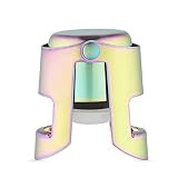 Blush Bottle Stainless Steel with Iridescent Rainbow Finish, Cute Bar Accessories for Beer and Wine, | Amazon (US)