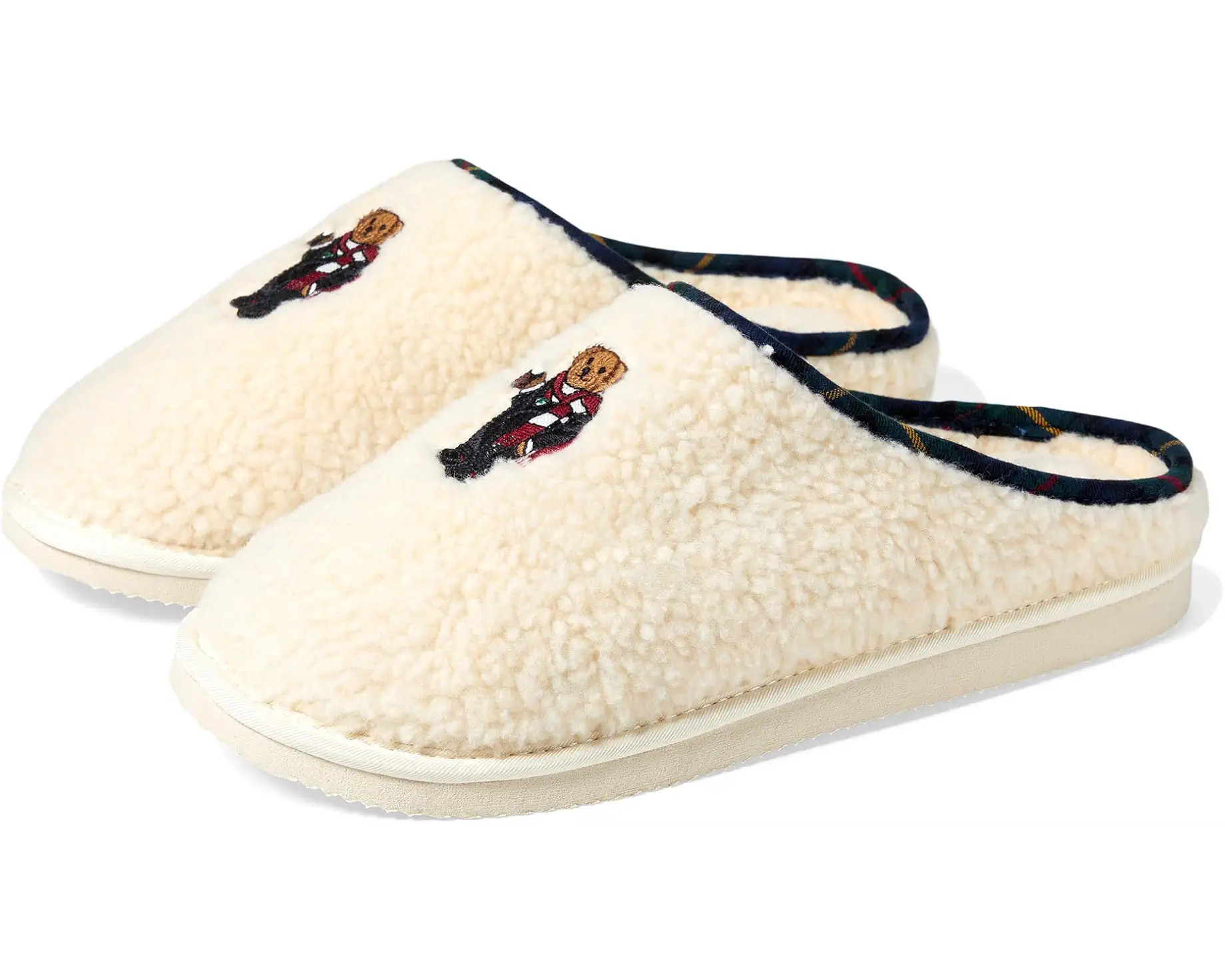 Polo Ralph Lauren Charlotte Bear Scuff Slipper | Zappos