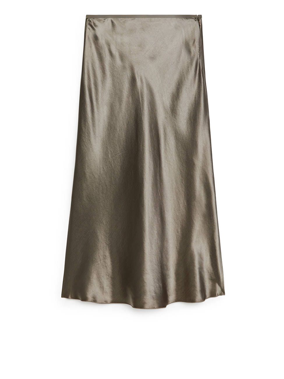 Bias-Cut Satin Skirt | ARKET (US&UK)