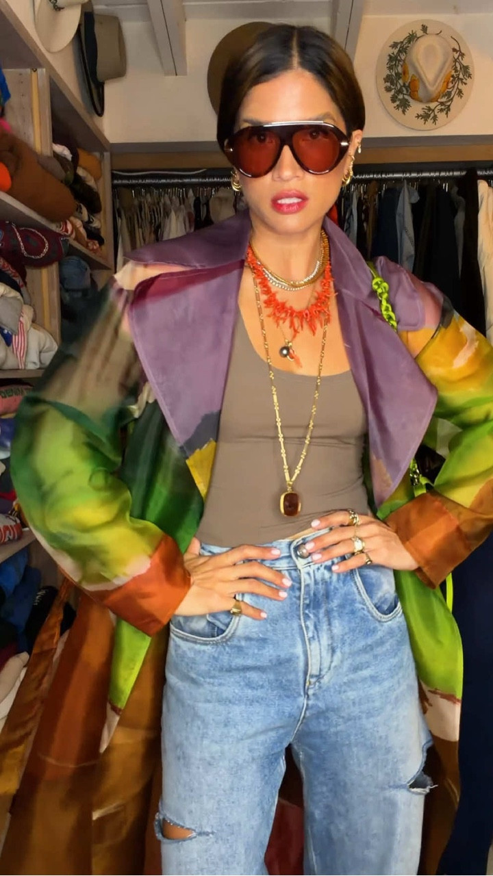 All the colors, all the time🌈 #GDWM #GRWM #getdressedwithme

#LTKgrwm #LTKdayinmylife #LTKootd