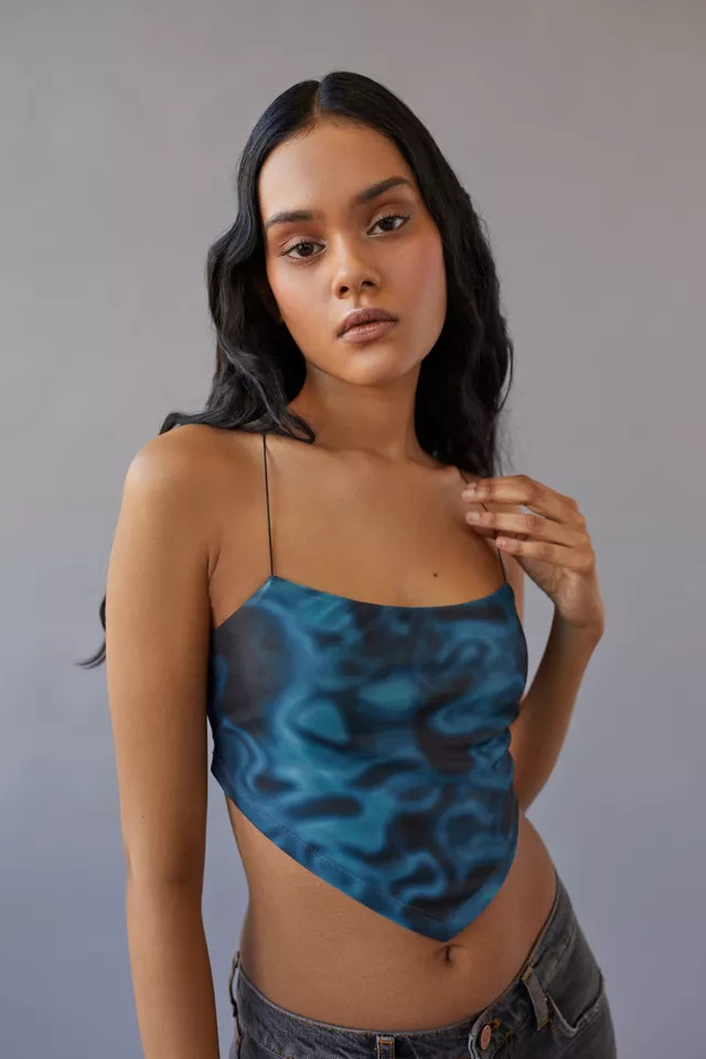 UO Printed Hanky Hem Cami | Urban Outfitters (US and RoW)