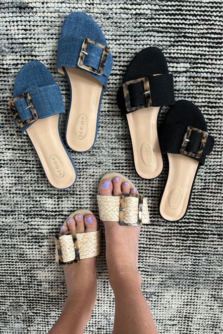 My favorite summer sandals are on sale for only $24.99 right now! They fit true to size. 

#LTKGiftGuide #LTKfindsunder50 #LTKshoecrush