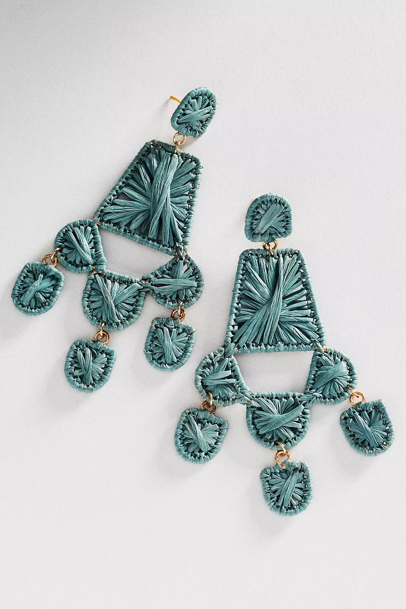 Rattan Deco Drop Earrings | Anthropologie (US)