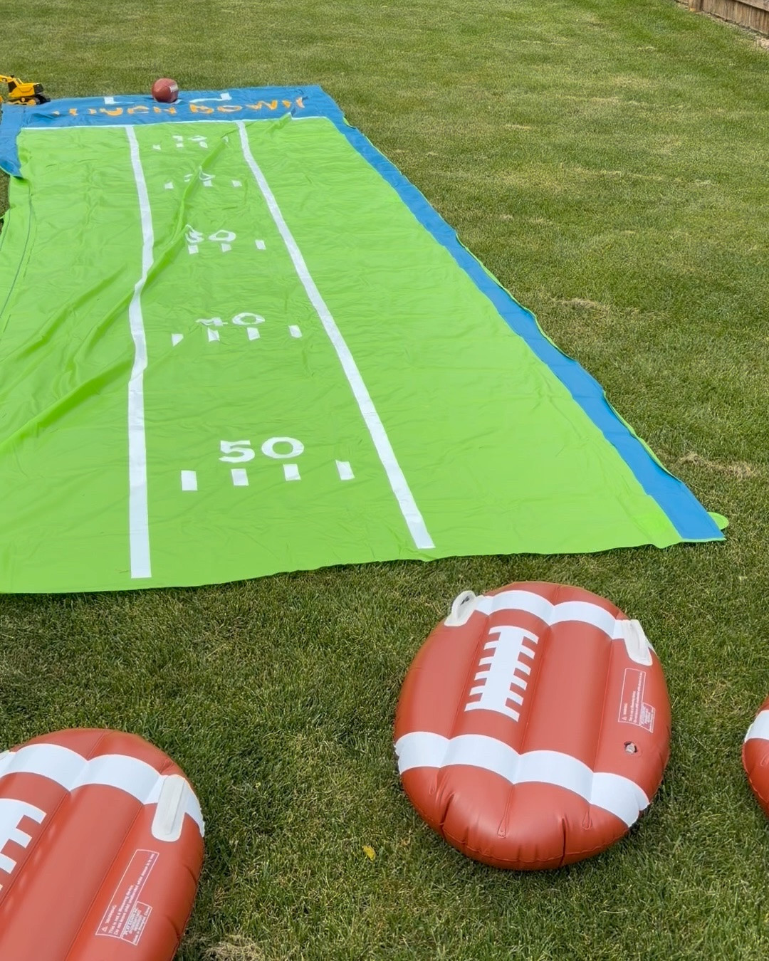 This football themed slip n slide was the biggest hit with my kiddo and his friends!!

#LTKmomlife #LTKKids #LTKSwim