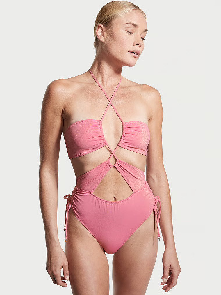 Cutout Multiway Halter One-Piece | Victoria's Secret (US / CA )